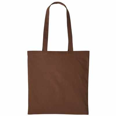 Shopper in cotone con manico lungo