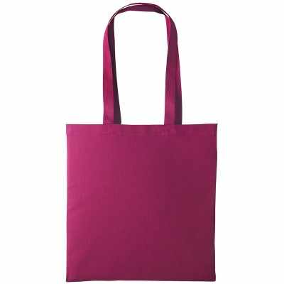 Shopper in cotone con manico lungo