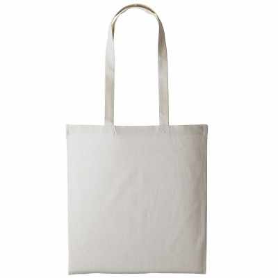 Shopper in cotone con manico lungo