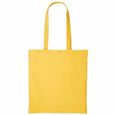 Shopper in cotone con manico lungo