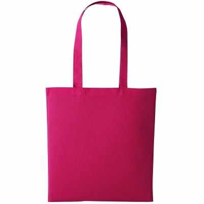 Shopper in cotone con manico lungo