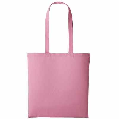 Shopper in cotone con manico lungo