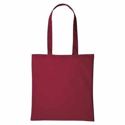 Shopper in cotone con manico lungo