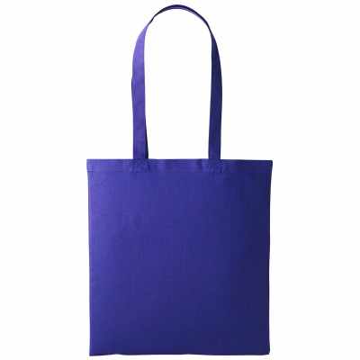 Shopper in cotone con manico lungo