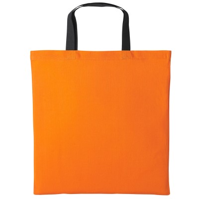 Borsa shopper Varsity in cotone con manico corto