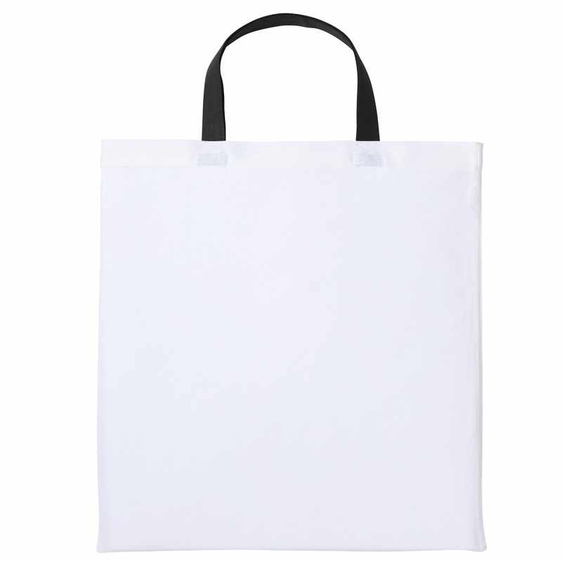 Borsa shopper Varsity in cotone con manico corto - cod. RWRL130