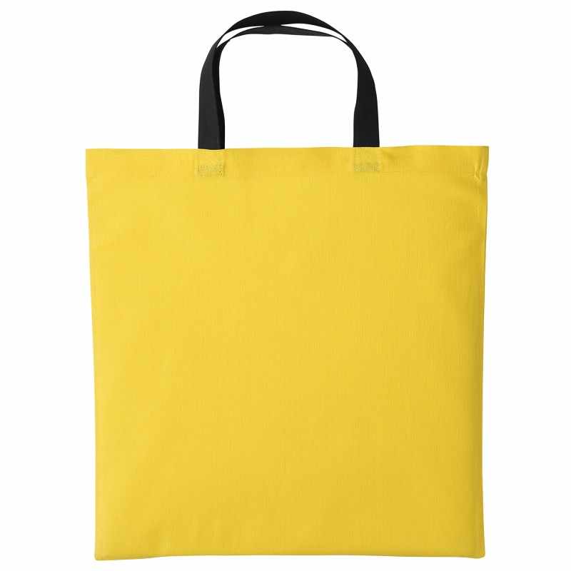 Borsa shopper Varsity in cotone con manico corto - cod. RWRL130