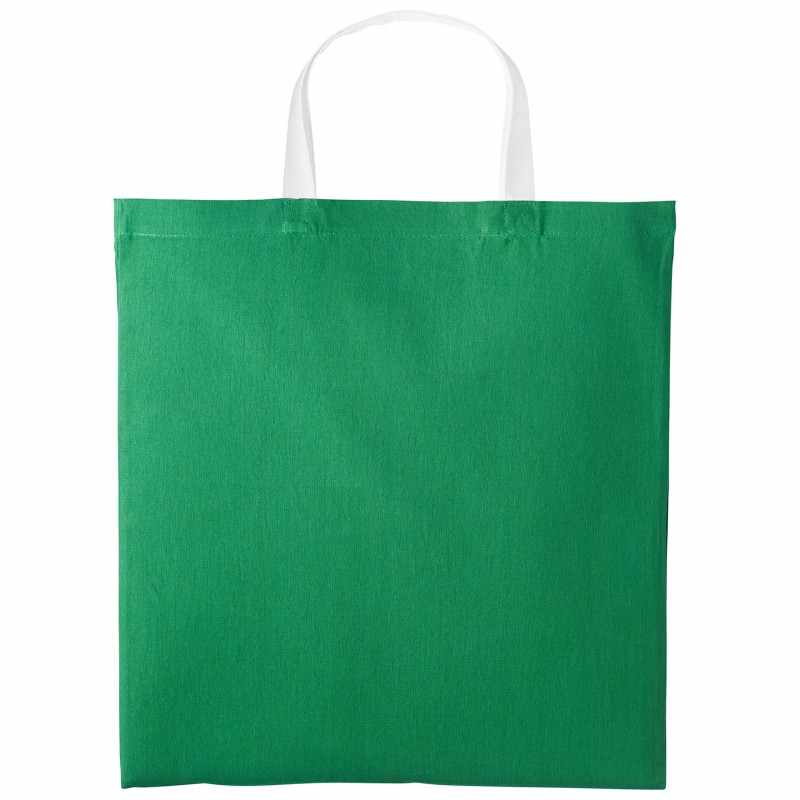 Borsa shopper Varsity in cotone con manico corto - cod. RWRL130