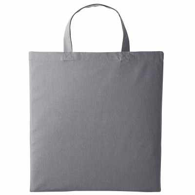 Shopper in cotone con manico corto Shopper in cotone con manico corto
