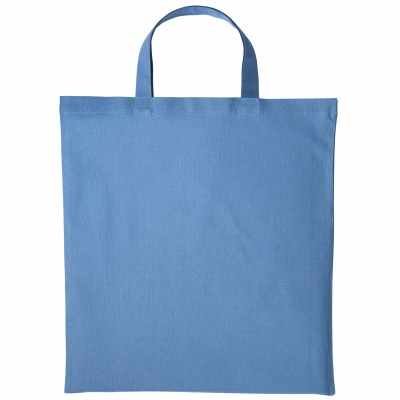Shopper in cotone con manico corto Shopper in cotone con manico corto