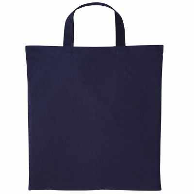 Shopper in cotone con manico corto Shopper in cotone con manico corto