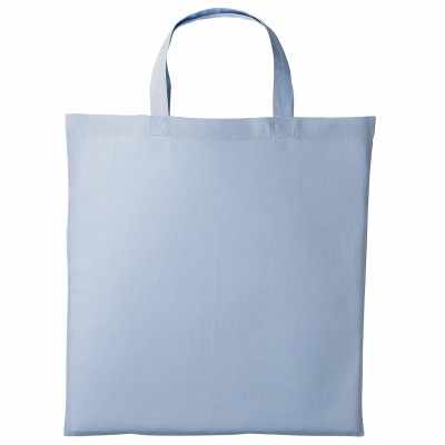 Shopper in cotone con manico corto Shopper in cotone con manico corto
