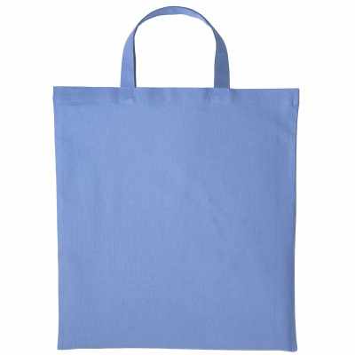 Shopper in cotone con manico corto Shopper in cotone con manico corto