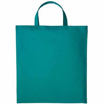 Shopper in cotone con manico corto Shopper in cotone con manico corto