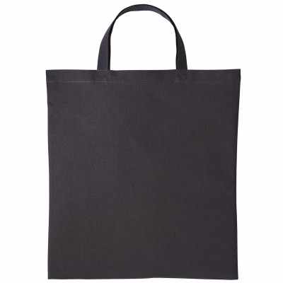 Shopper in cotone con manico corto Shopper in cotone con manico corto
