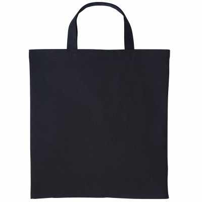Shopper in cotone con manico corto Shopper in cotone con manico corto
