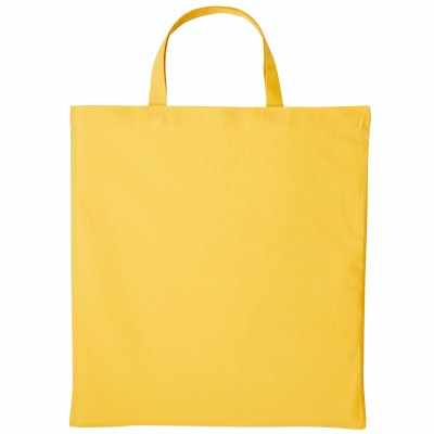Shopper in cotone con manico corto Shopper in cotone con manico corto