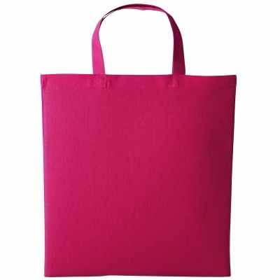Shopper in cotone con manico corto Shopper in cotone con manico corto
