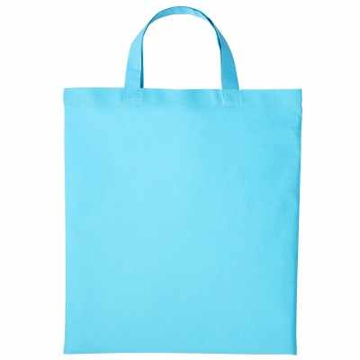 Shopper in cotone con manico corto Shopper in cotone con manico corto