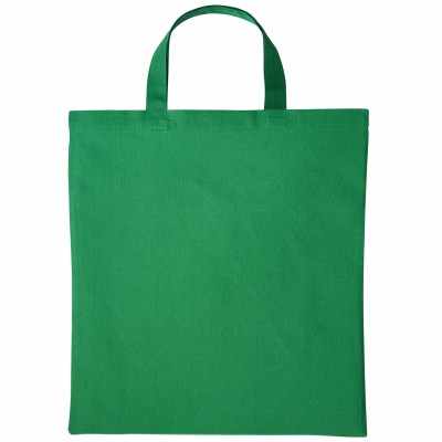 Shopper in cotone con manico corto Shopper in cotone con manico corto