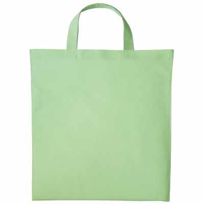 Shopper in cotone con manico corto Shopper in cotone con manico corto