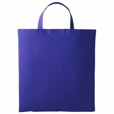 Shopper in cotone con manico corto Shopper in cotone con manico corto