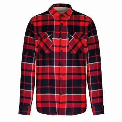 Giacca a quadri con fodera in sherpa - cod. RWKB579