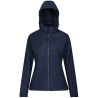 Giacca softshell traspirante con cappuccio da donna