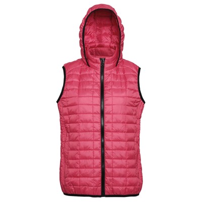 Gilet con cappuccio a nido d'ape da donna - cod. RWTS24F