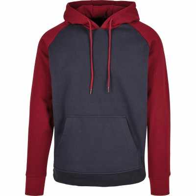Felpa con cappuccio raglan di base - cod. RWBB005