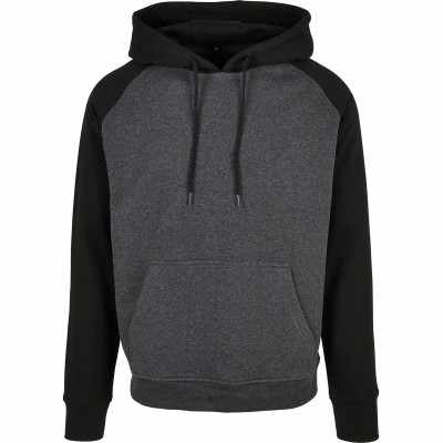 Felpa con cappuccio raglan di base - cod. RWBB005