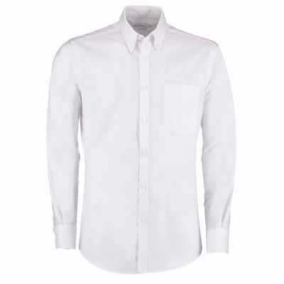 Camicia da lavoro Oxford slim fit a maniche lunghe (vestibilità attillata) - cod. RWKK184