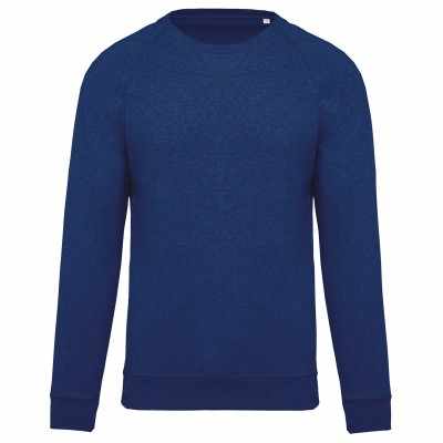 Felpa da uomo in cotone biologico con scollo a giro e maniche raglan - cod. RWKB480