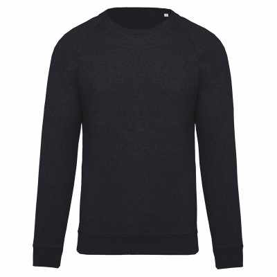 Felpa da uomo in cotone biologico con scollo a giro e maniche raglan - cod. RWKB480