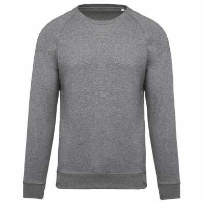 Felpa da uomo in cotone biologico con scollo a giro e maniche raglan - cod. RWKB480
