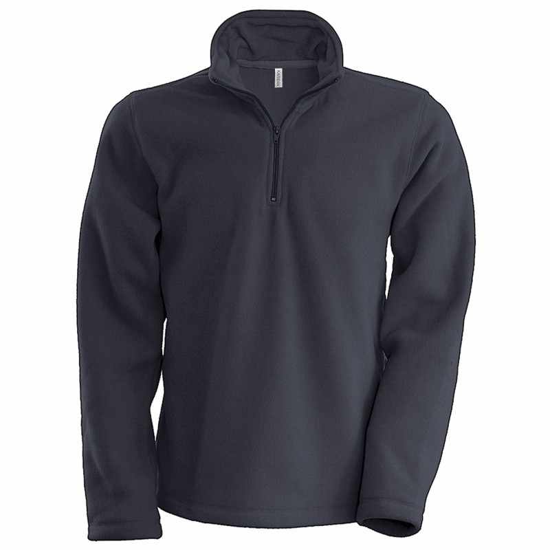 Felpe da lavoro in micropile con cerniera al collo - cod. RWKB912