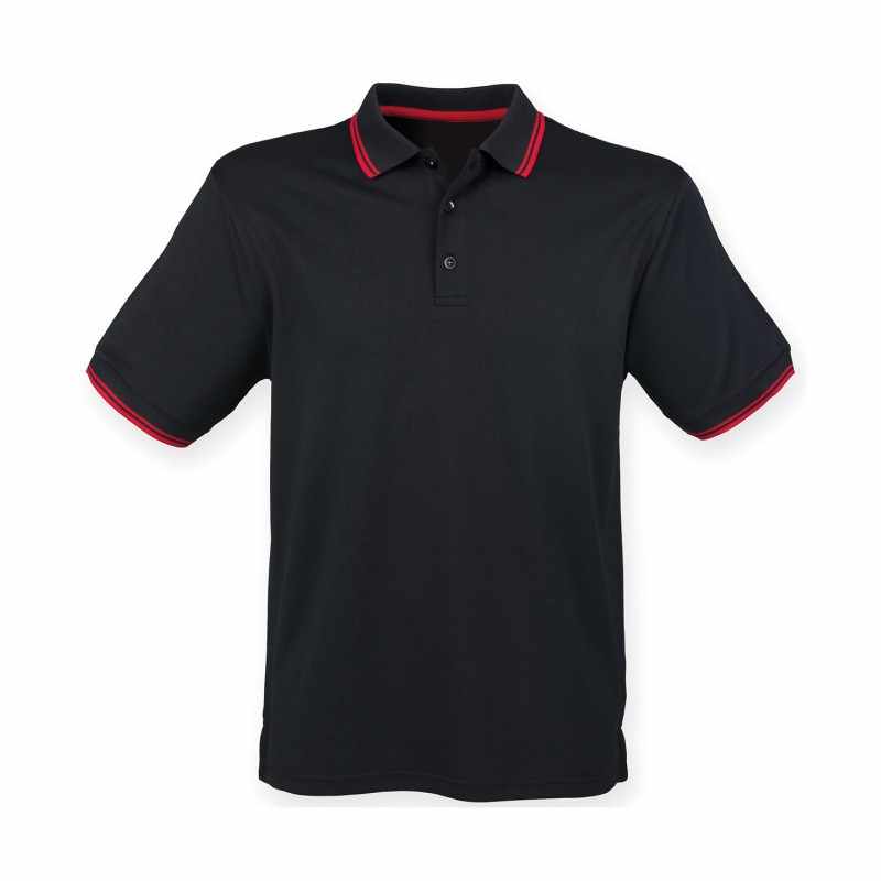 Polo elegante a contrasto da personalizzare con stampa - cod. RWHB482