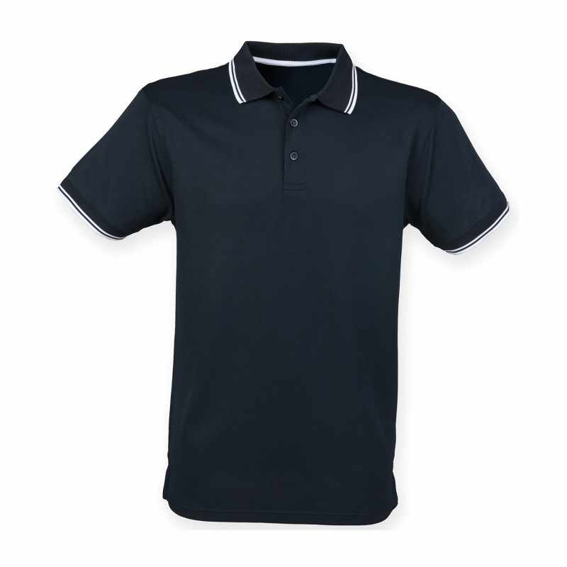 Polo elegante a contrasto da personalizzare con stampa - cod. RWHB482