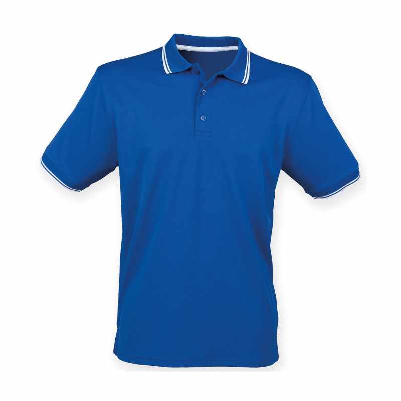 Polo elegante a contrasto da personalizzare con stampa - cod. RWHB482