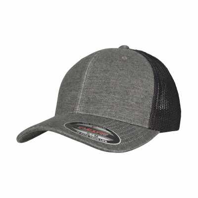 Cappellino da camionista retrò melange (6511M) - cod. RWYP127