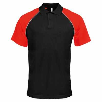Polo da baseball a contrasto - cod. RWKB226 Polo da baseball a contrasto - cod. RWKB226