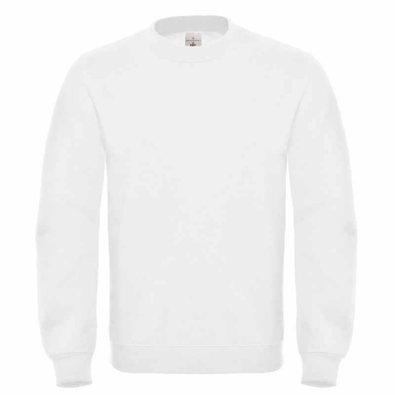 Felpa B&C con scritte stampate - cod. RWBA404