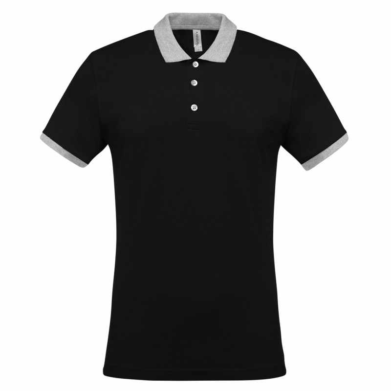 Polo in piquet bicolore personalizzabile - cod. RWKB258