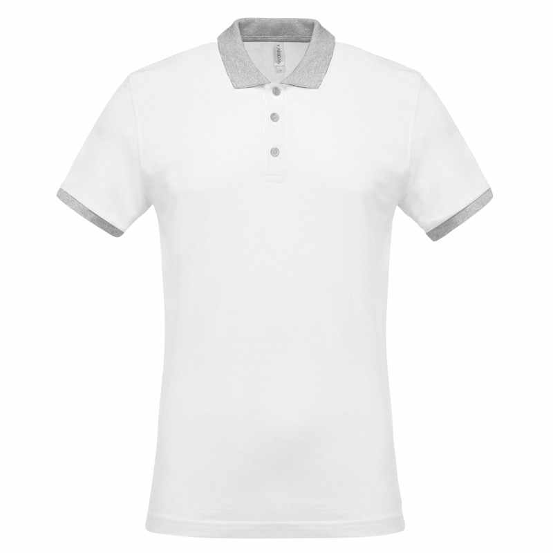 Polo in piquet bicolore personalizzabile - cod. RWKB258