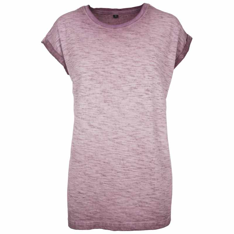 Maglietta da donna con spalle estese e tintura a spruzzo - cod. RWBY056