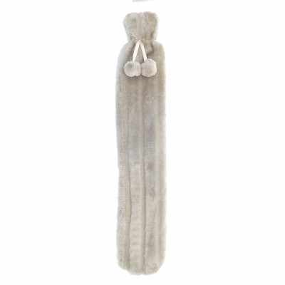 Borsa dell'acqua calda di lusso in pelliccia sintetica lunga e copri borsa - cod. RWHL016