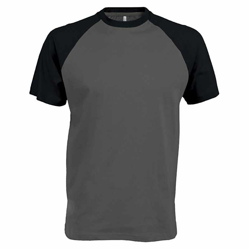 Maglietta bicolore a maniche corte da baseball - cod. RWKB330