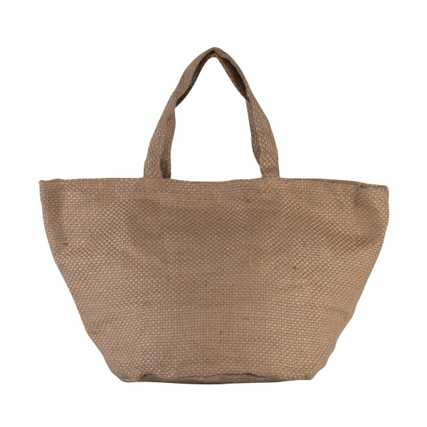 Borsa in juta tinta in filo 100% naturale - cod. RWKI008