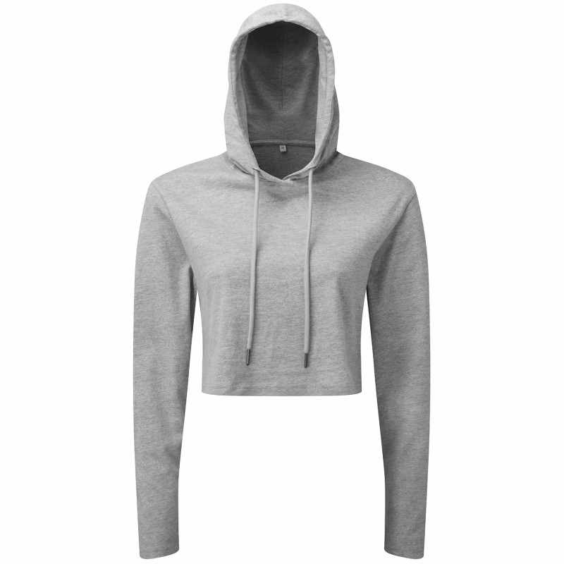 T-shirt corta con cappuccio e maniche lunghe da donna - cod. RWTR088