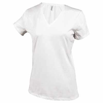 T-shirt da donna a maniche corte con scollo a V - cod. RWKB381 T-shirt da donna a maniche corte con scollo a V - cod. RWKB381